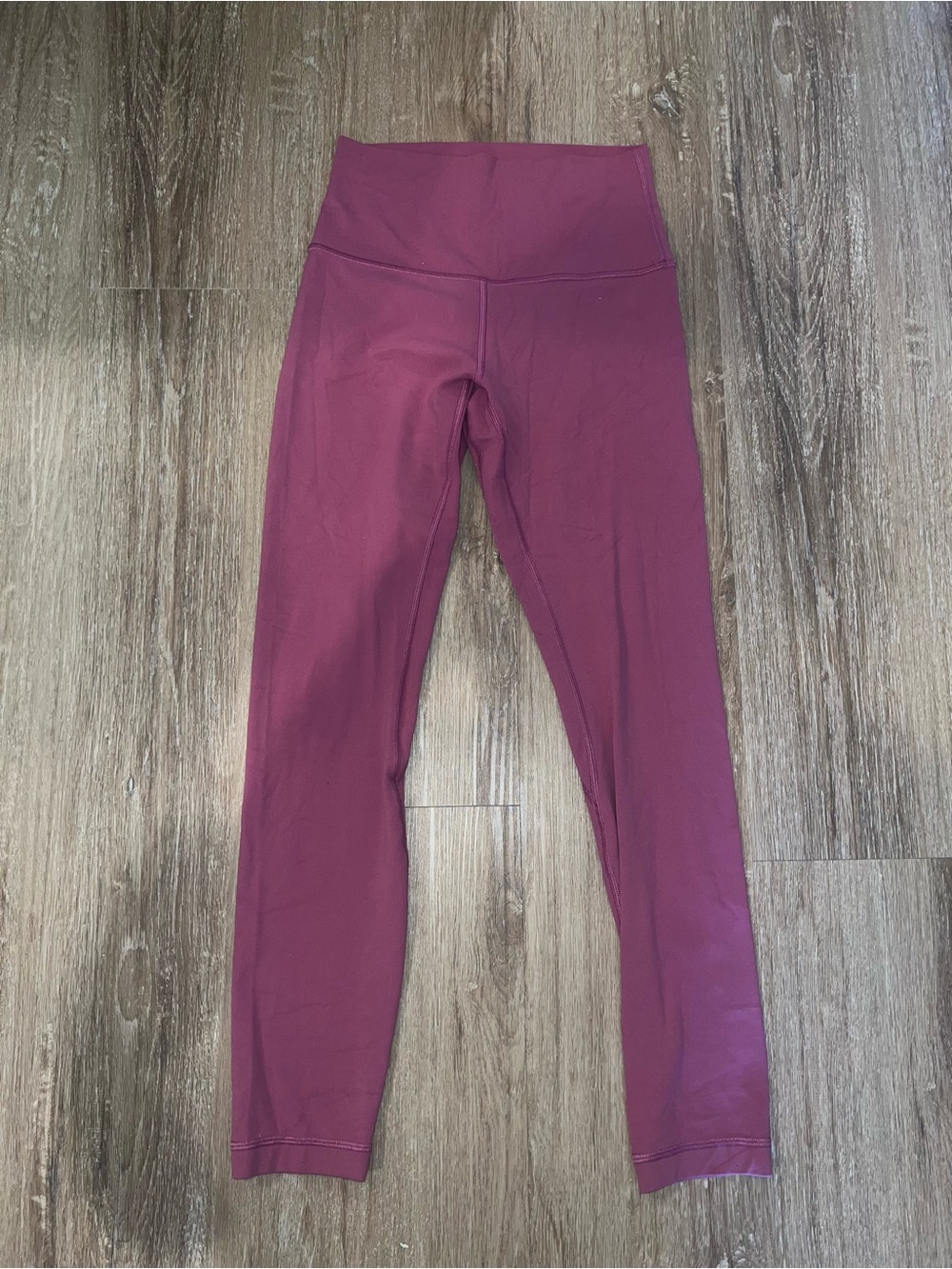 lululemon athletica Pink Burgundy Leggings